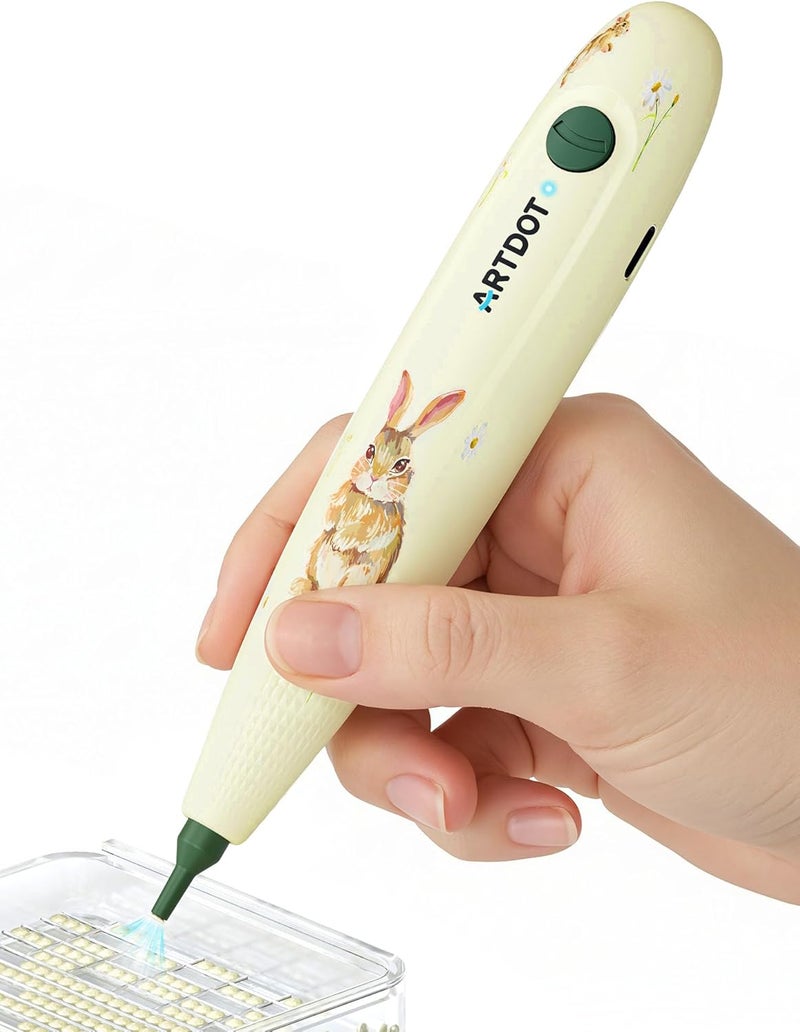 ARTDOT Wireless Vacuum Pen for Diamond Art Kit for Adults, Long-Lasting Electric Pen for Diamond Painting Accessories and Tools - Image 1